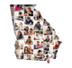Outline of the state of Georgia filled with student photos.