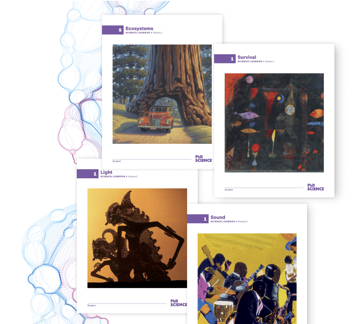 PhD Science book cover collage.