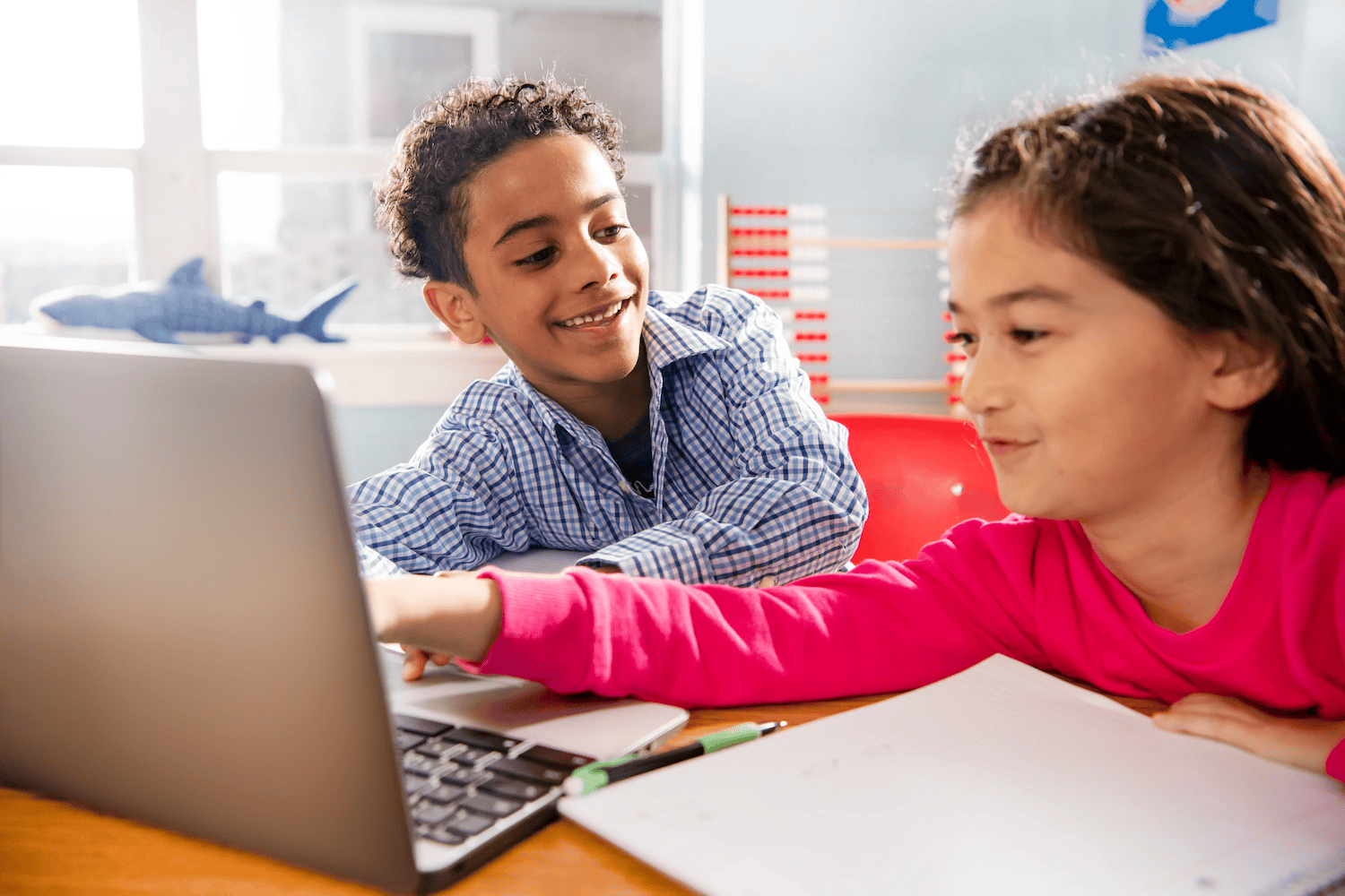Students on Computer