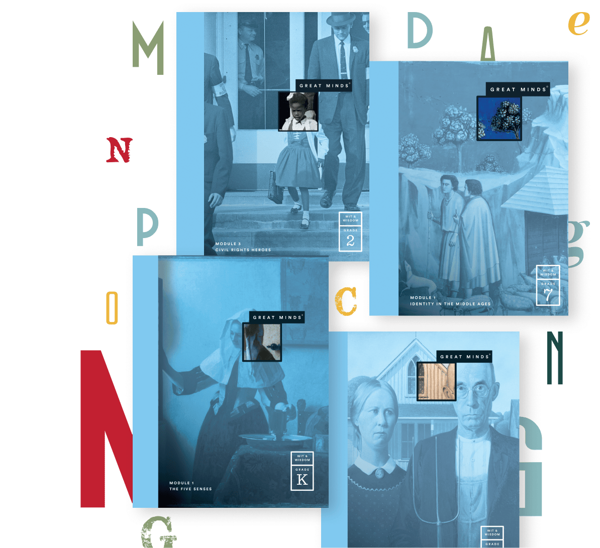 Wit & Wisdom book cover collage.